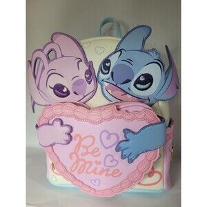 Loungefly Disney Lilo & Stitch Angel Valentine's Day Mini Backpack